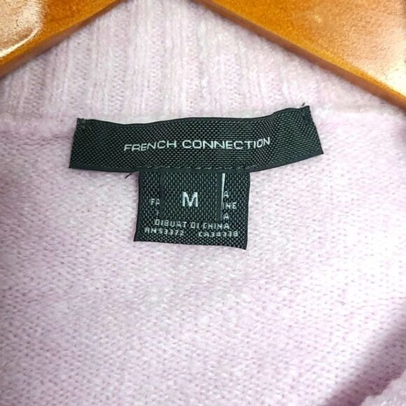 French Connection Cow Neck Wool Sweater size M - Picture 5 of 7